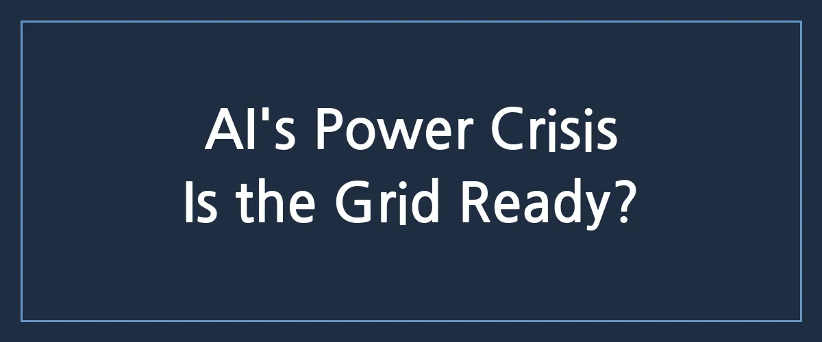 The Hidden Energy Cost of AI Infrastructure